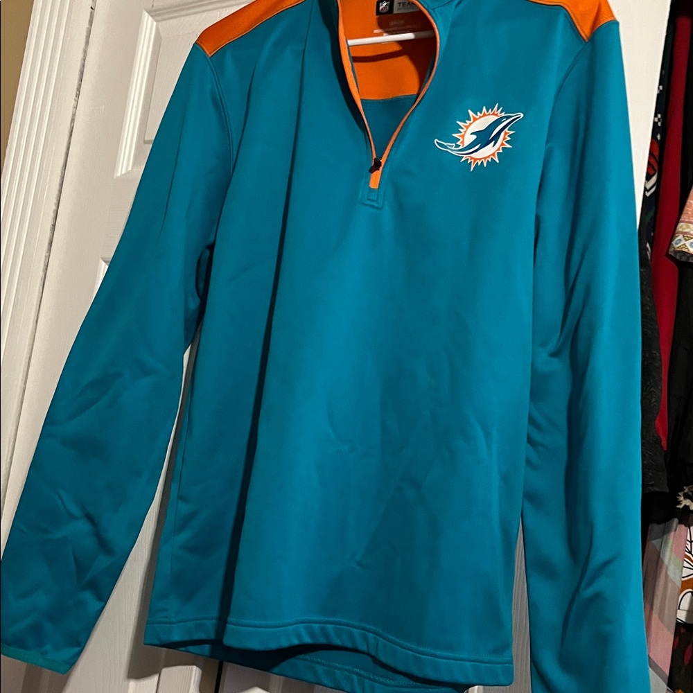 NFL Team Apparel Teal and Orange Pullover